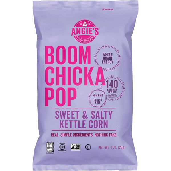 Angie's Artisan Treats Sweet And Salty Kettle Corn 1 Oz. Bag, PK24